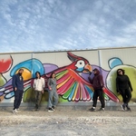 Malatya’daki depremzede ilk, orta ve lise öğrencilerinin sınıf olarak kullanacağı konteynerleri graffiti ile renklendi